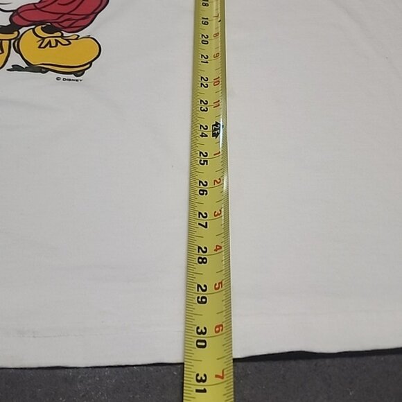 Vintage 90s Disney Mickey Mouse Golf T-Shirt FORE! Graphic Tee White Single... - Picture 14 of 14